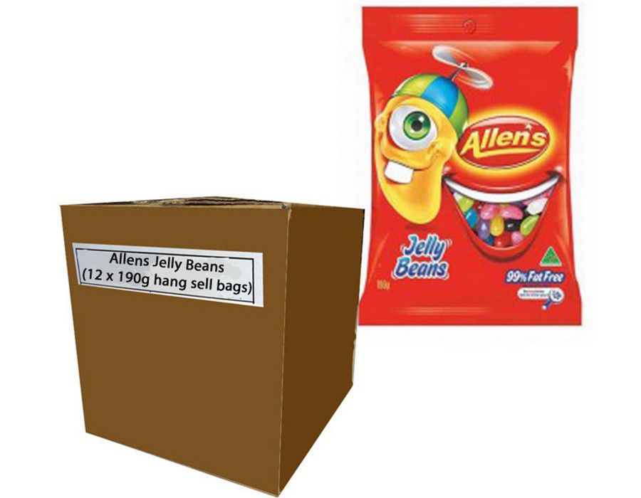 Buy Lolly Allens Jelly Beans Candy Bulk Pack 3 X 12 X 190g Premium